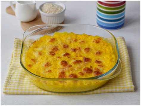 pirofila di riso al latte gratinato al forno