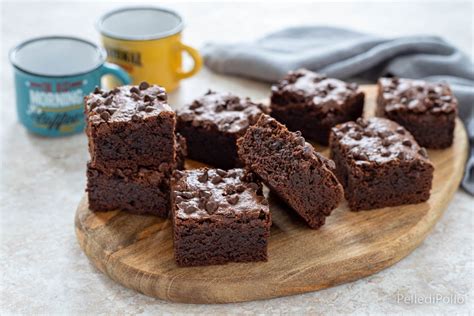 Brownies al cioccolato fondente con gocce di whisky