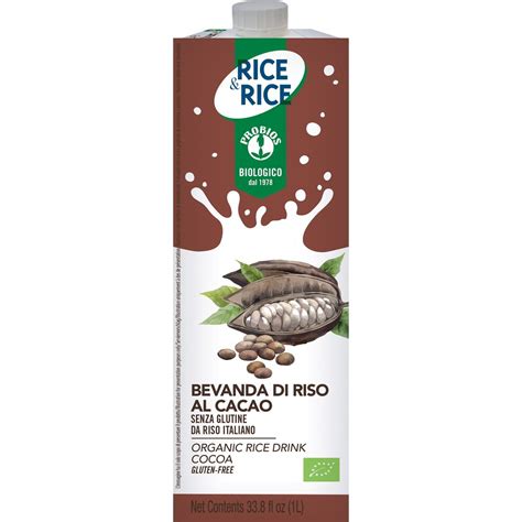Immagine di una bottiglia di bevanda di riso al cacao