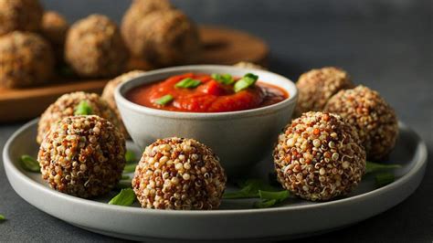 Polpette vegetariane a base di quinoa