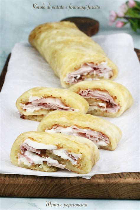 rotolo di patate farcito