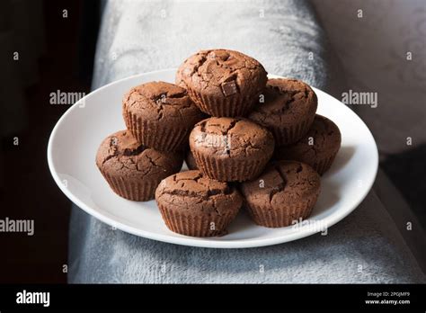 Muffin al cioccolato appena sfornati