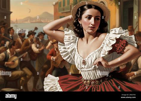 Una donna napoletana sorridente
