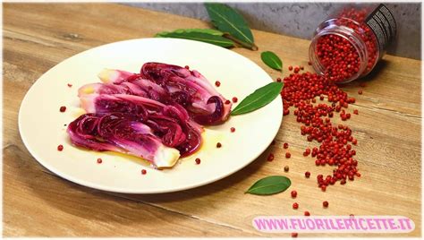 Ingredienti per radicchio marinato