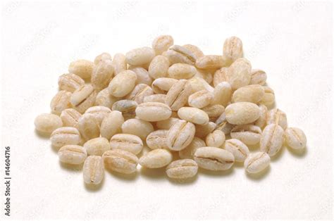 Orzo perlato in un piatto