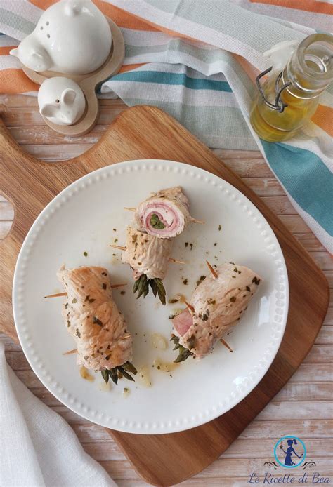 involtini di asparagi e tacchino in padella