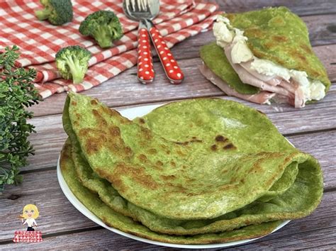 Ingredienti per piadine di broccoli