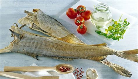 Pesce stocco essiccato