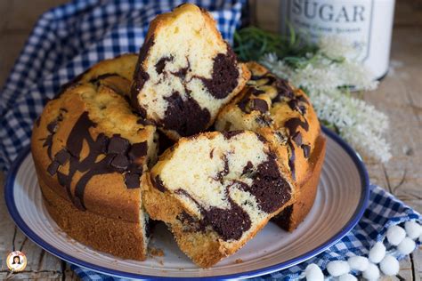 ciambellone marmorizzato senza uova