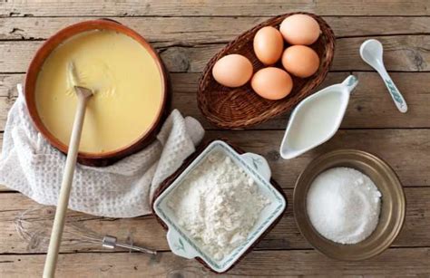 Ingredienti base per la crema pasticcera