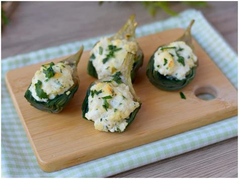 carciofi ripieni di ricotta