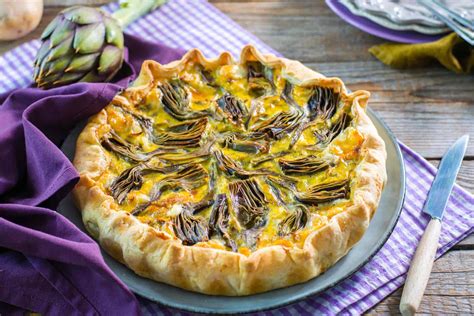 torta salata carciofi e ricotta