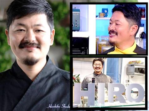 Chef Hiro Shoda in cucina