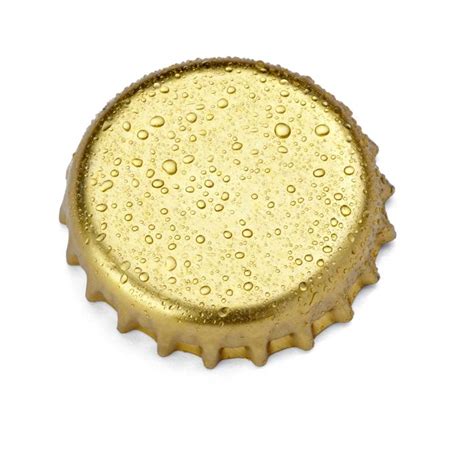 Bottiglia di birra con tappo a corona