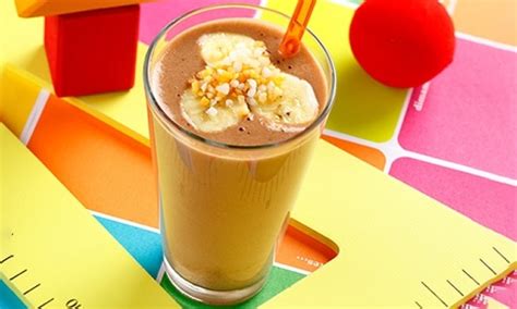 frullato banana e nesquik spumoso