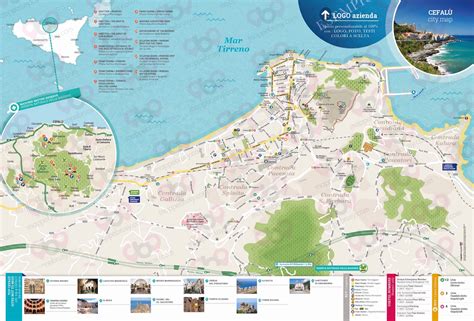 Mappa di Cefalù che evidenzia la posizione del locale nel centro storico