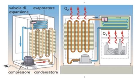 Schema di un congelatore con indicazione della temperatura ideale