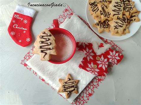 Sac à poche che decora biscotti natalizi
