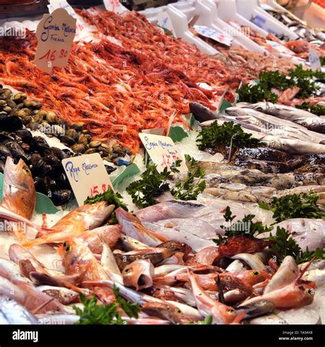 Pesce fresco nel mercato pugliese