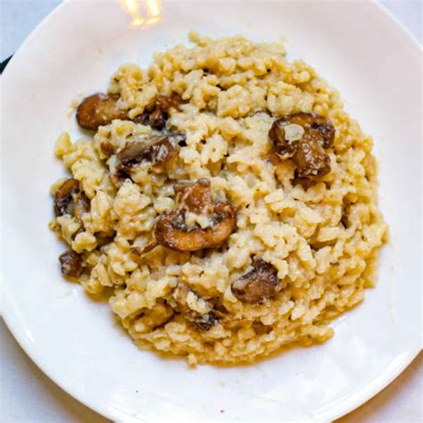 Ingredienti per risotto lardo e funghi