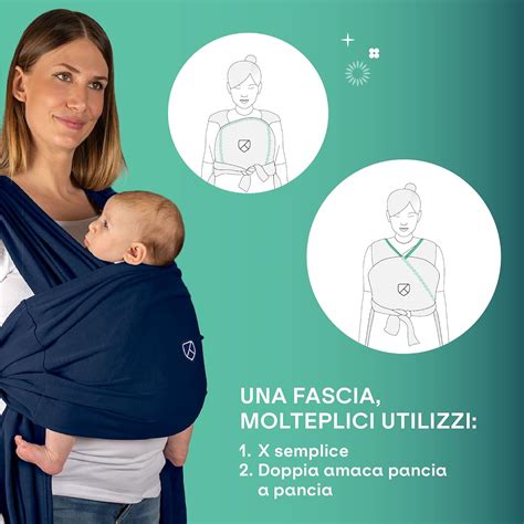 Diverse tipologie di fasce porta bebè