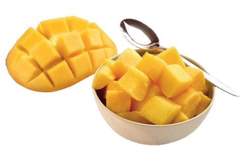 Mango a cubetti con peperone giallo