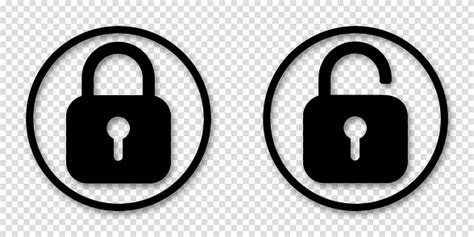 Icona di sicurezza con lucchetto