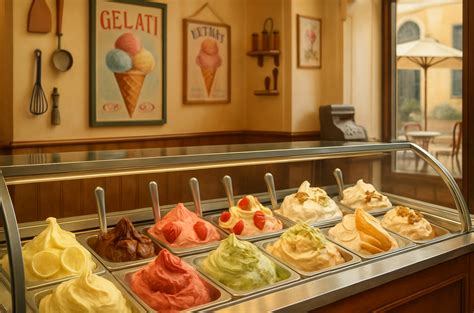 Una gelateria artigianale
