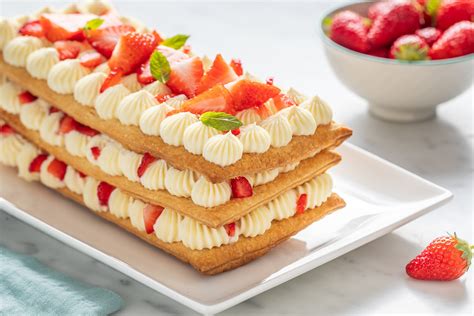 Immagine di un millefoglie classico