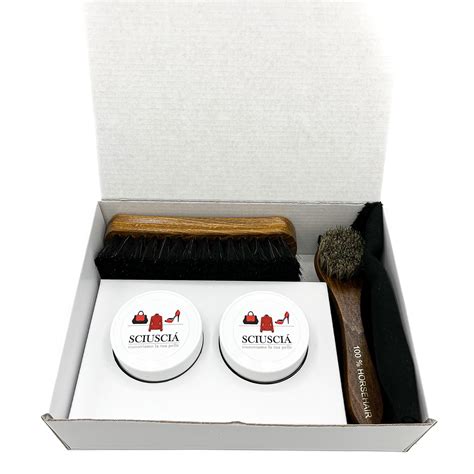 Kit di manutenzione per scarpe in pelle