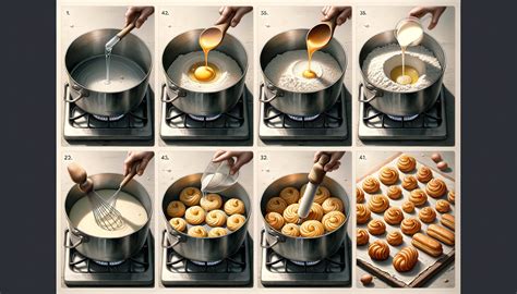 Tecnica di preparazione della pasta choux
