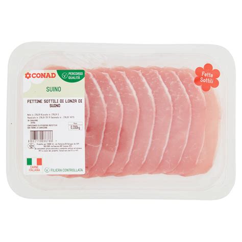 Fettine sottili di lonza di maiale pronte per essere farcite