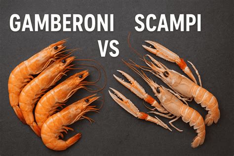 differenze tra gamberi gamberoni gamberetti