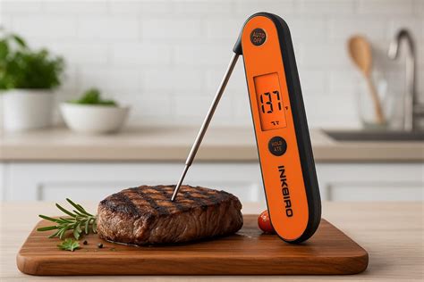 Termometro da cucina che misura la temperatura dell'olio