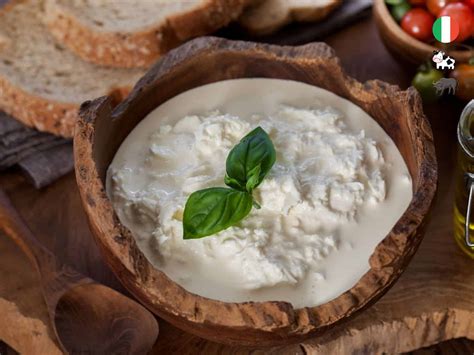 Stracciatella cheese texture