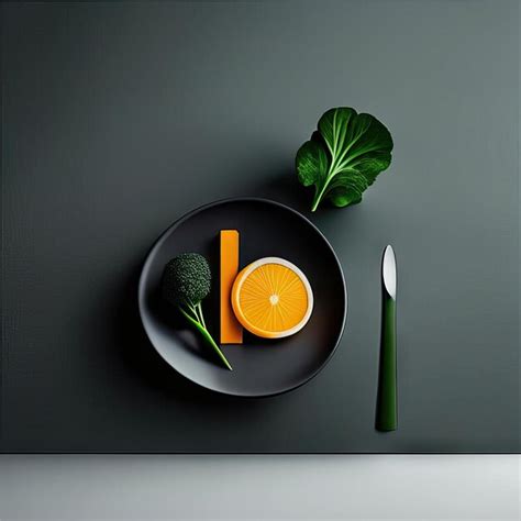 Minimalist food photography with stracciatella