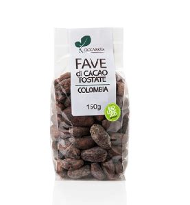 Nocciole tostate e fave di cacao
