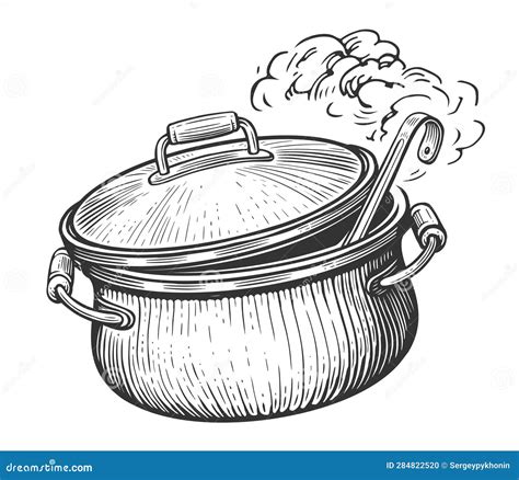 Illustrazione concettuale di una pentola moderna con sensori integrati