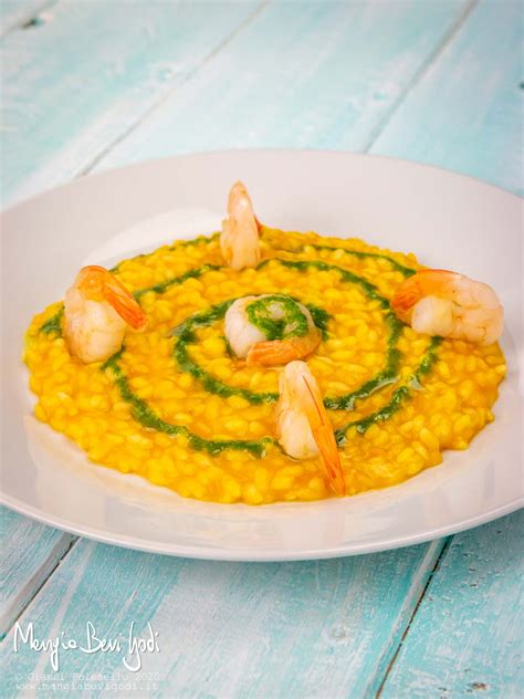 Risotto alla zucca con gamberi e tartufo