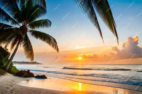 Spiaggia nudista al tramonto