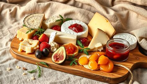 Tagliere di formaggi italiani con tartufo