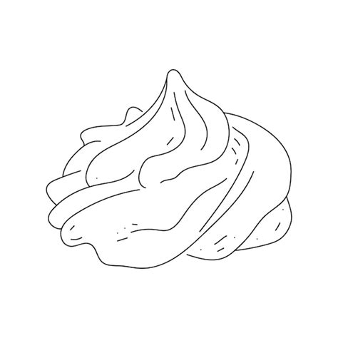 Illustrazione stilizzata di una meringa