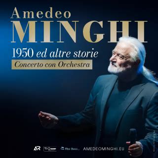 Amedeo Minghi in concerto con orchestra