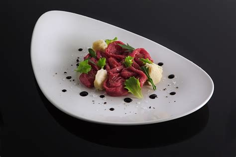 Impiattamento di carpaccio