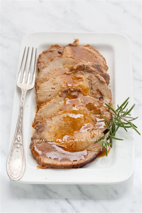piatto di arrosto di maiale