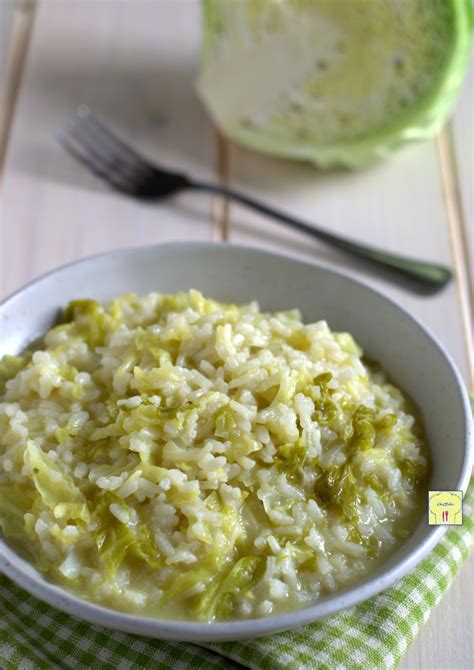 Tegame con risotto cremoso e verza