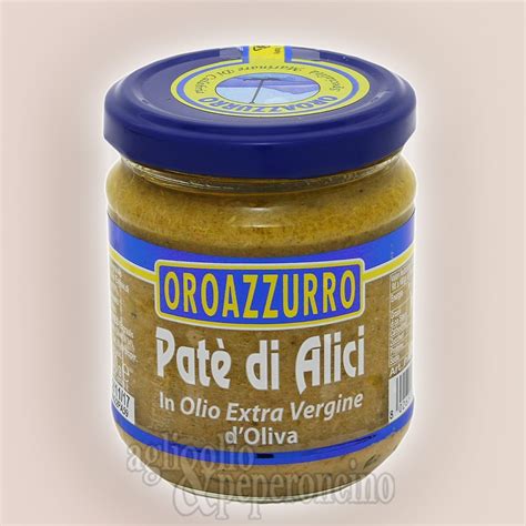 Vasetto di filetti di alici Oroazzurro con olio d'oliva
