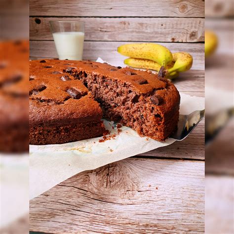 Torta banane e cacao