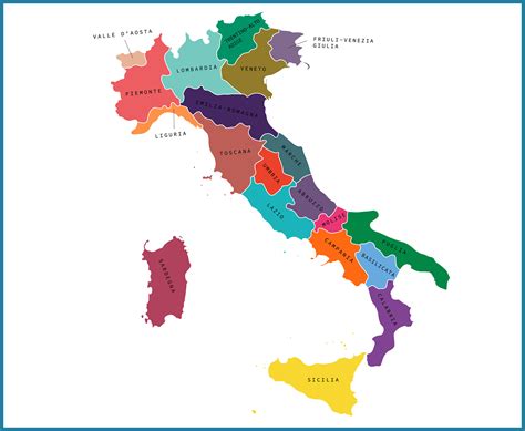 Mappa delle regioni italiane dove lo strudel è tradizionale