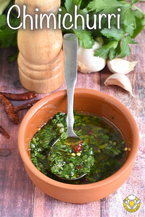 Ingredienti per la salsa chimichurri